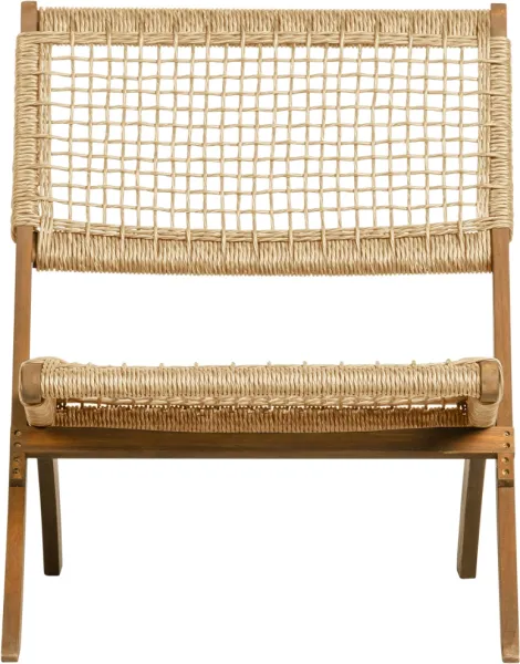 Lois, Folding chair, natural, eucalyptus