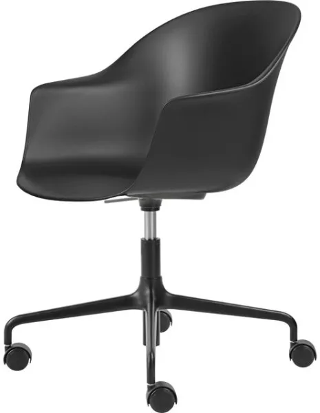 GUBI Bat Office Chair Matte Black/Black